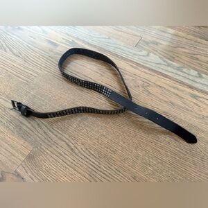 Women’s Black Studded Belt